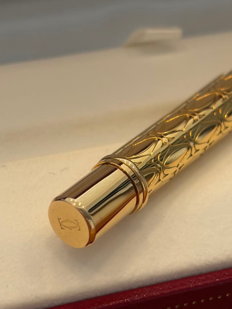 【美品】カルティエ　2Cデコール　ボールペン　ゴールド Cartier
