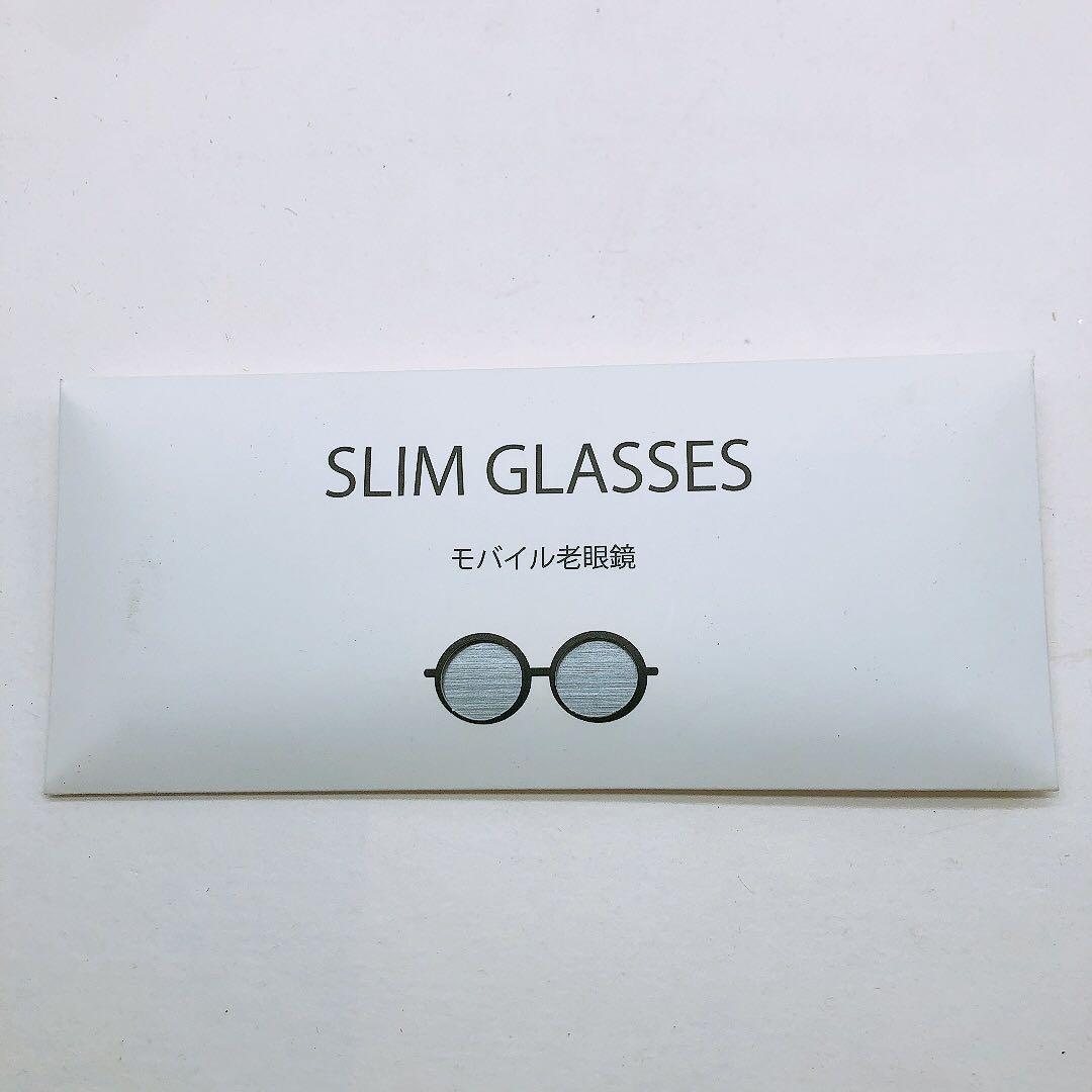 老眼鏡 スリム コンパクト ＋1.50 SLIM GLASSES 持ち運びに便利