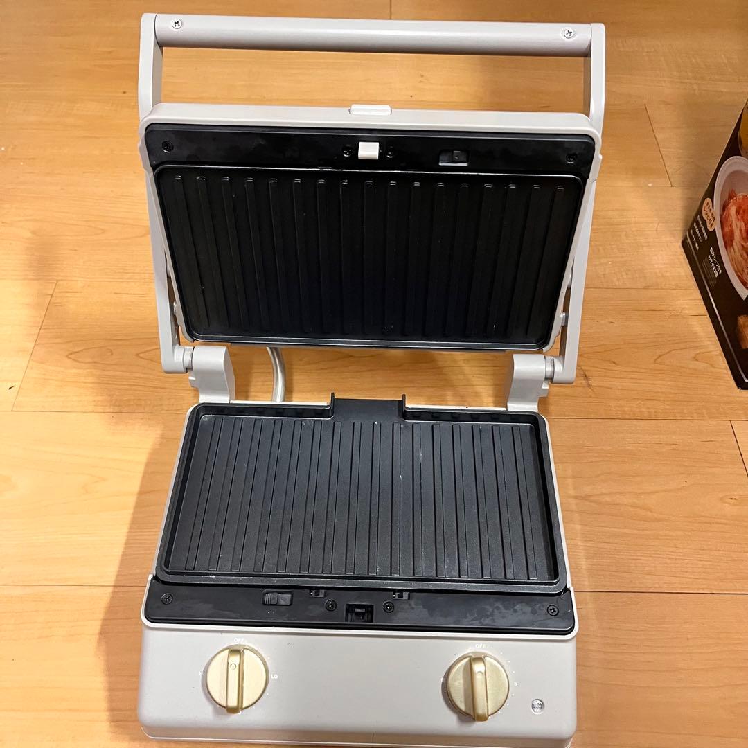 BRUNO ホットサンドメーカー⭐︎ダブル⭐︎グレージュ