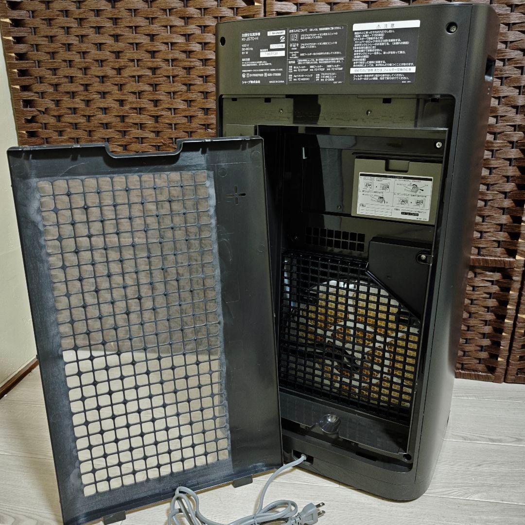 【良品】シャープ 加湿空気清浄機 KI-JS70-H 未開封フィルター付属