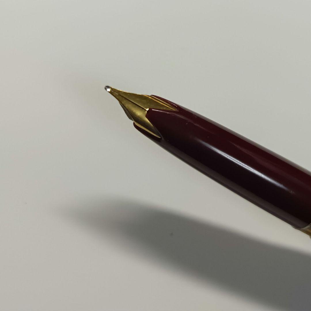 MONTBLANC No.72 万年筆 ボルドー 18C750 ジャンク