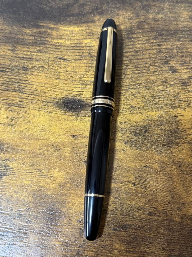 新品未使用　18C 全金　エボナイトペン芯　146 モンブラン　万年筆　F