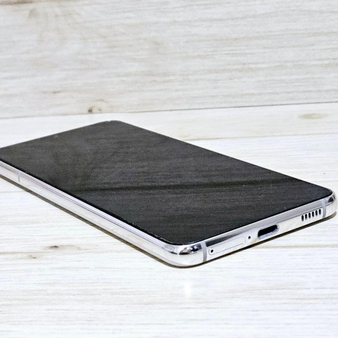 極美品 動作品 SIMフリー Galaxy S21 5G ホワイト SC-51B