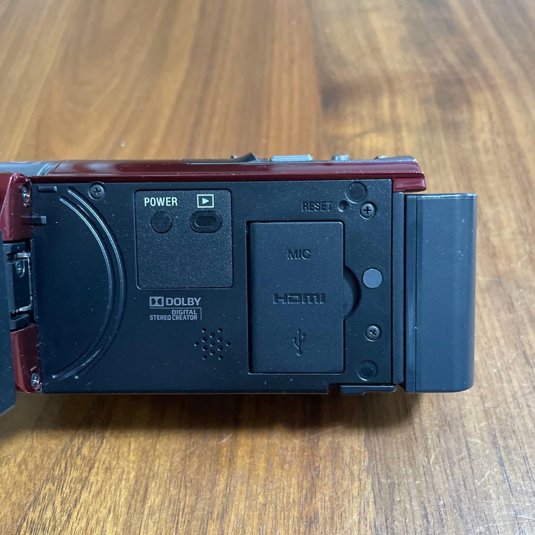 ソニー ハンディカム　HDR-CX180 フルHD画質（赤）