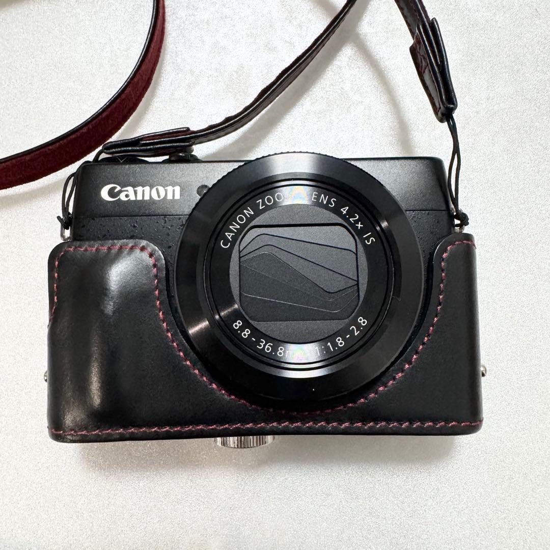 Canon PowerShot G7X Leather Case 保護フィルム