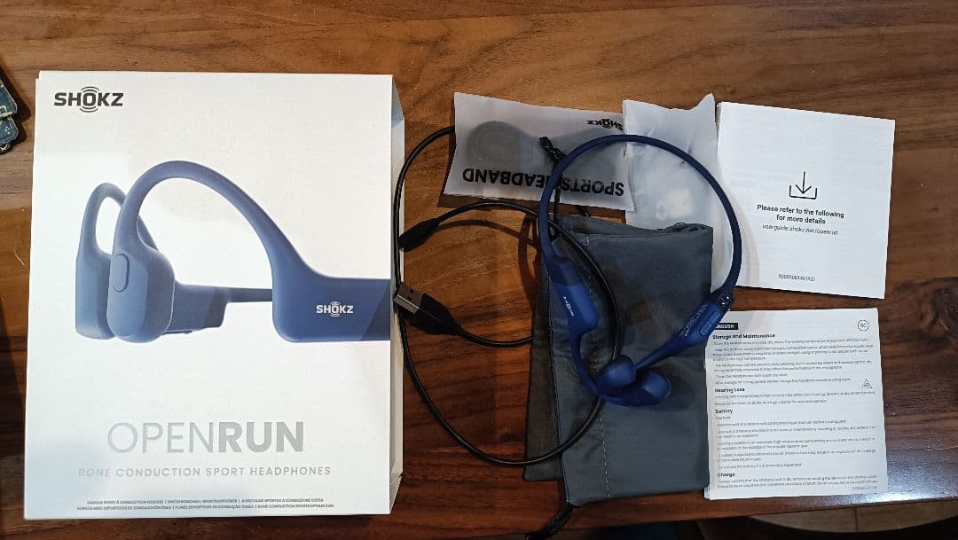 Shokz OPENRUN 青 使用頻度少