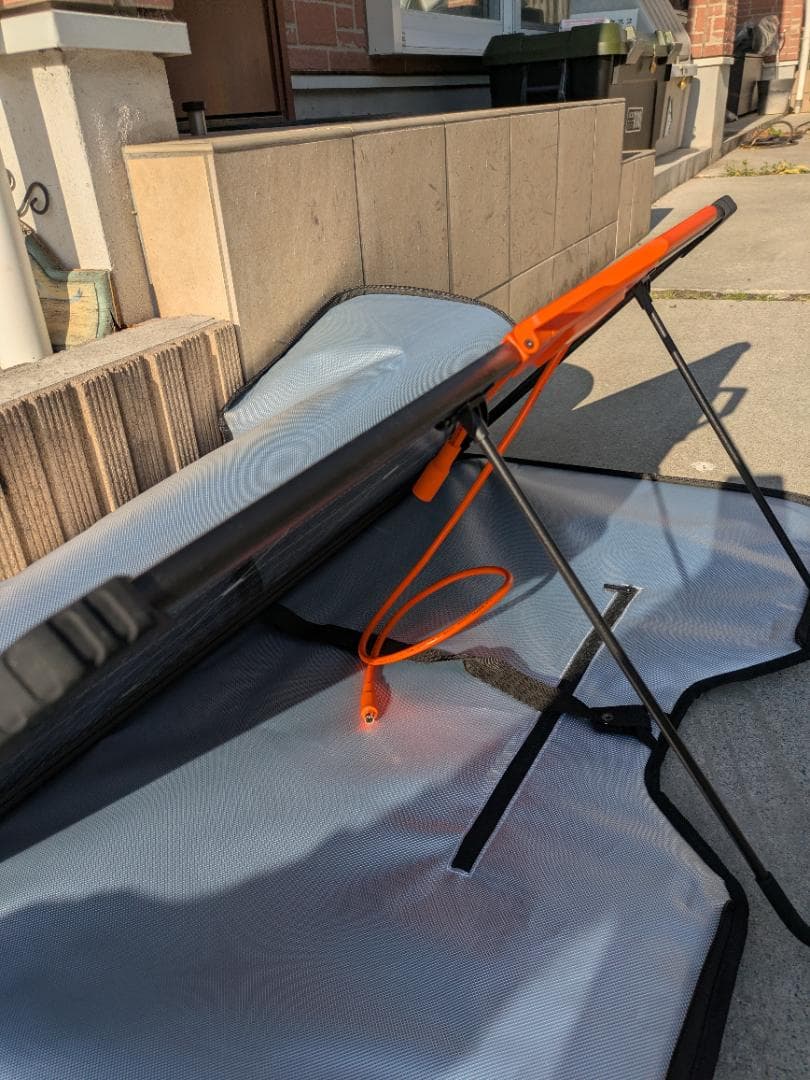 ほぼ未使用JackerySolarSage80両面発電ソーラーパネルIP68防水