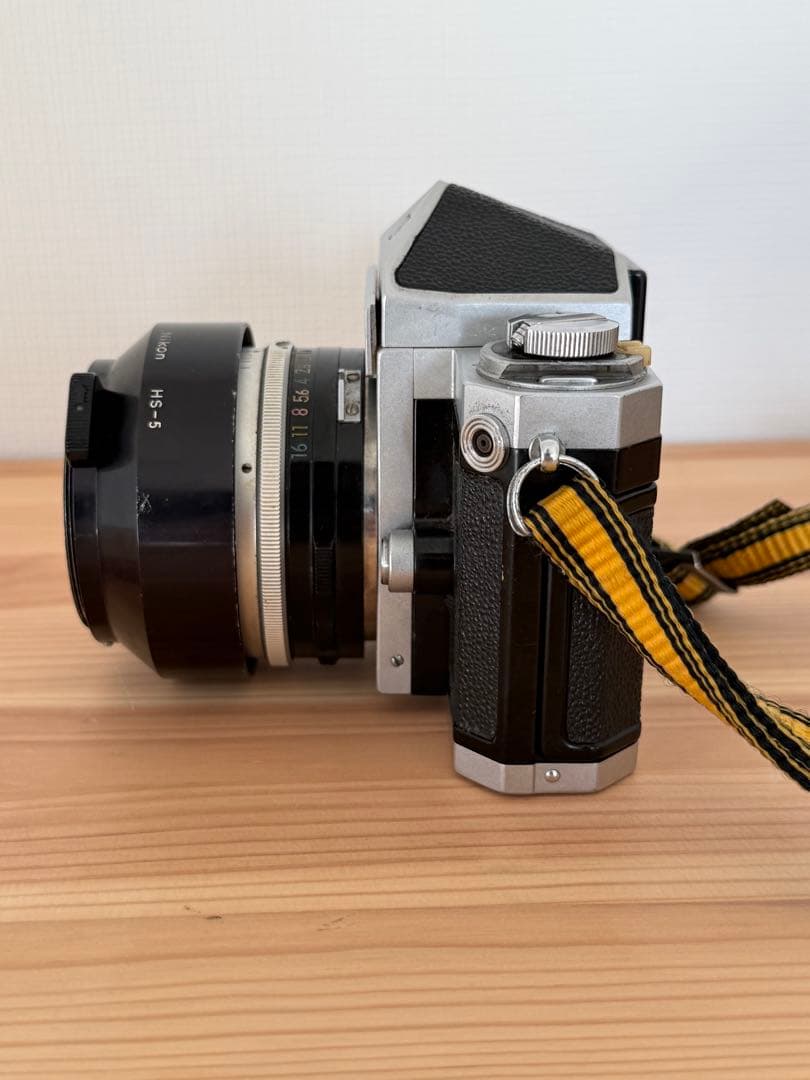 【希少・660万台】Nikon F アイレベル シルバー レンズ付 富士山