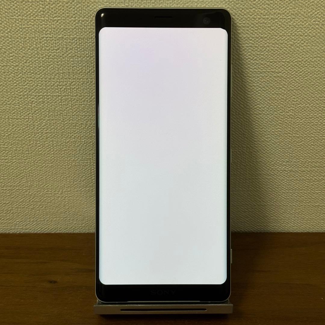 Xperia XZ3 SOV39 ホワイトシルバー SiMロック解除済み
