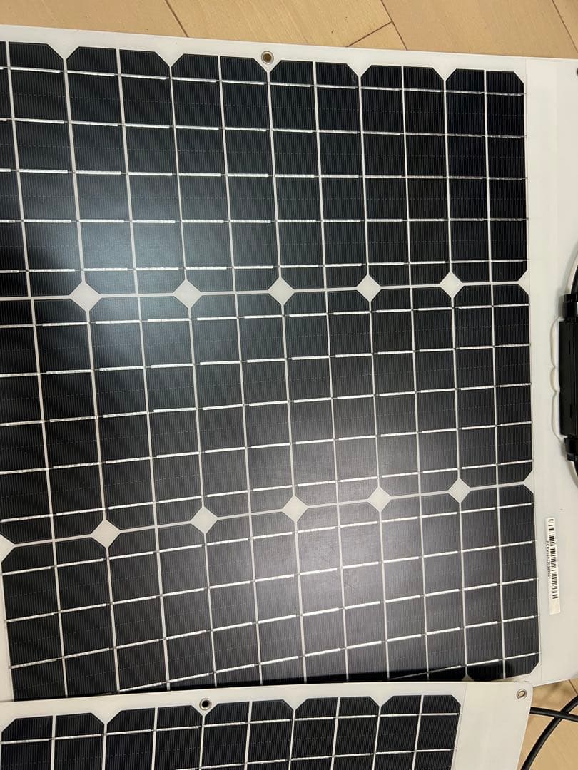 NUZAMAS 携帯型 単結晶フレキシブル ソーラーパネル 40W✖️2枚