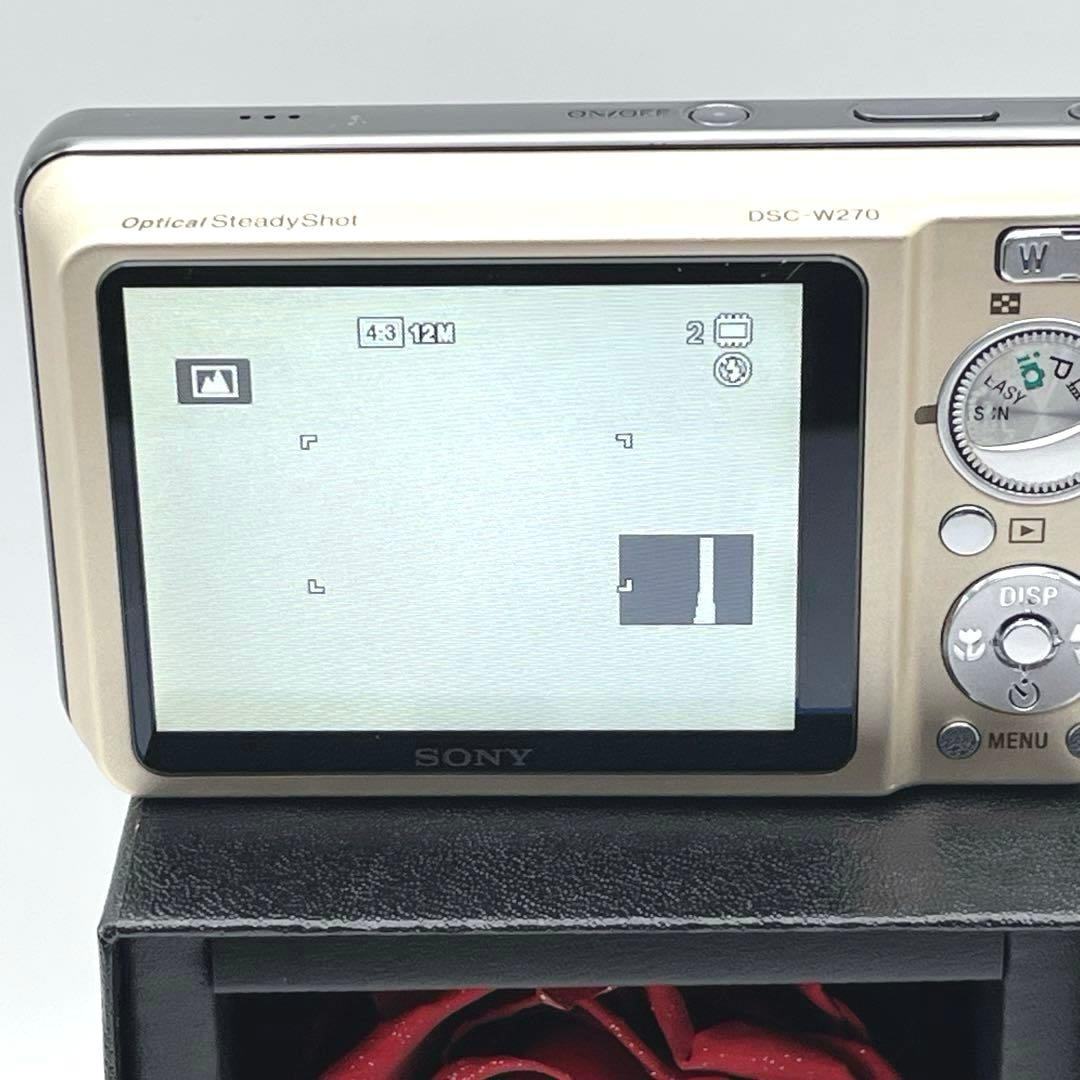 SONY Cyber-shot DSC-W270 コンデジ ゴールド