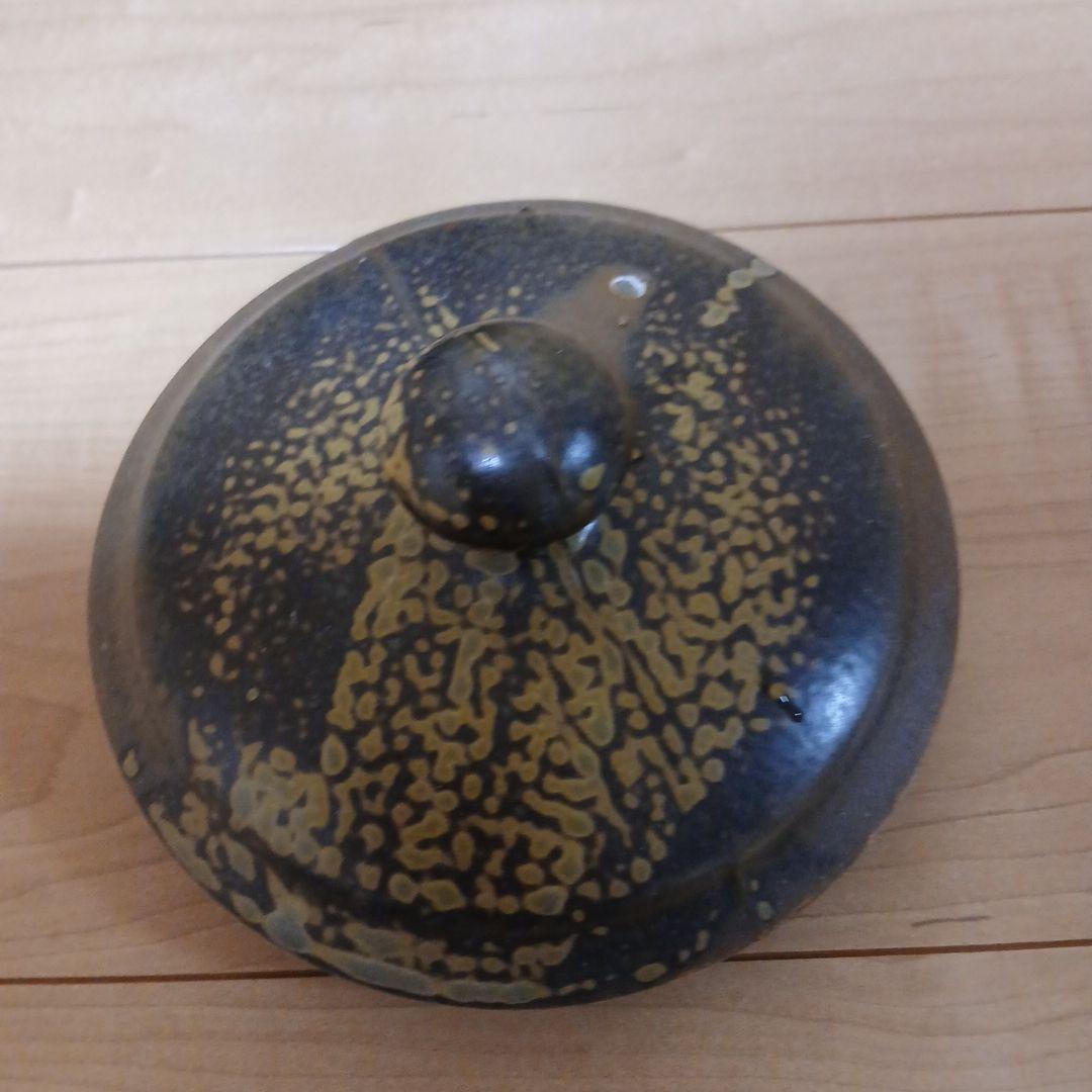 和風土瓶　特大　 竹のハンドル付き