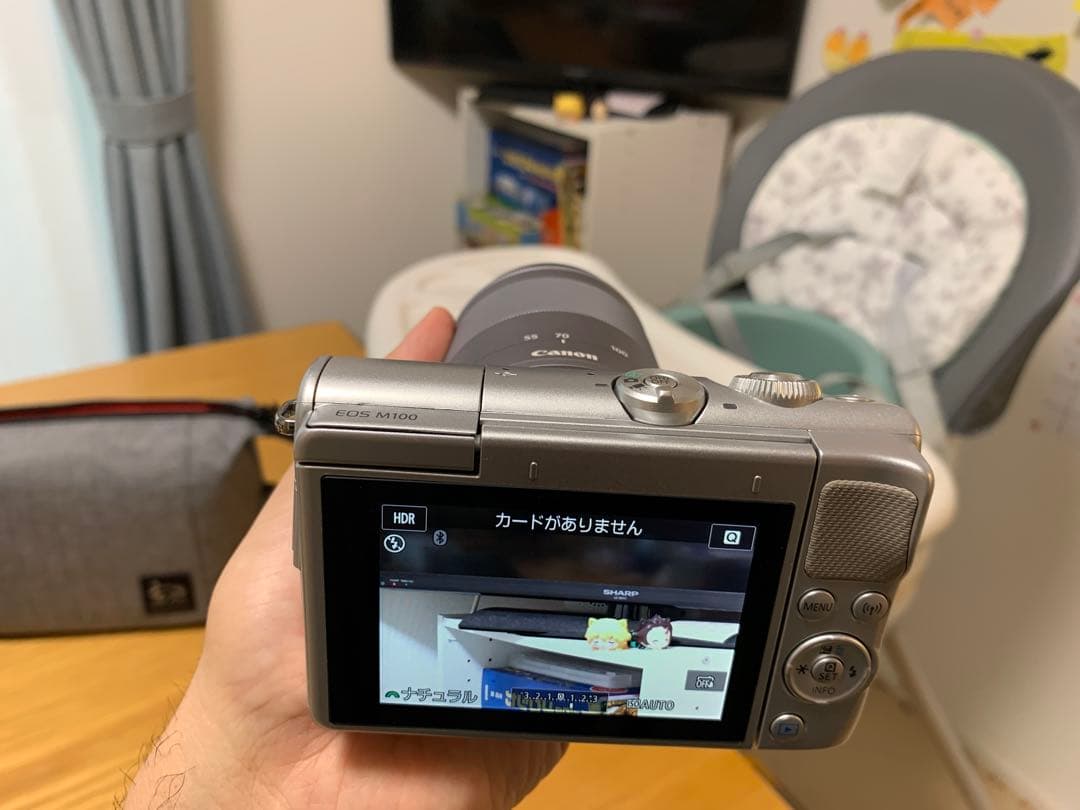 Canon EOS M100 ダブルズームキット　グレー　カメラ