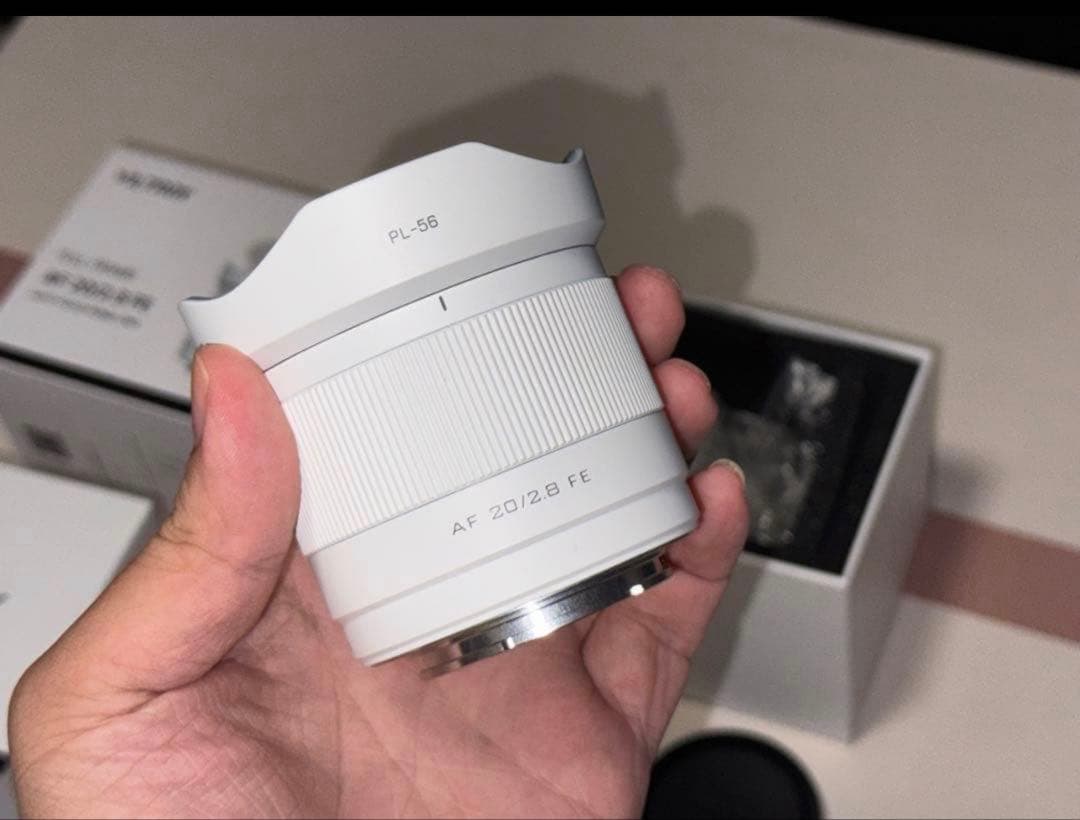 【レア】Viltrox 20mm F2.8 White FEマウント ほぼ新品