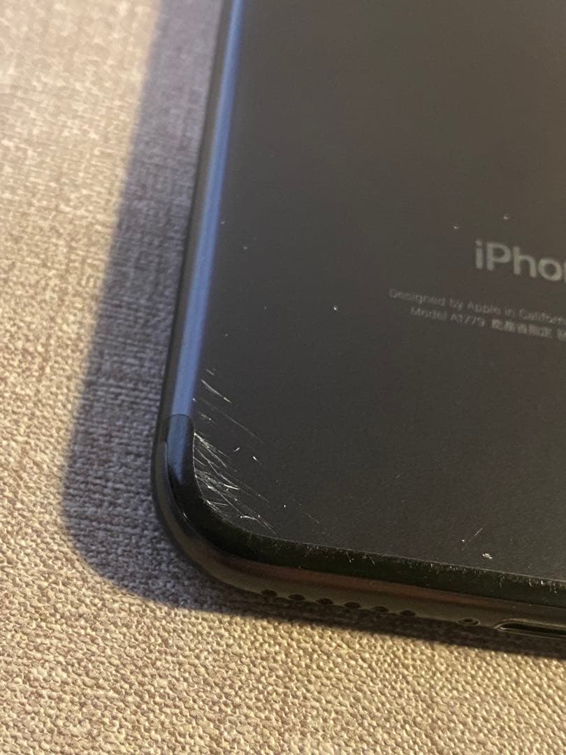 iPhone 7 ブラック 本体 256GB バッテリー92% SIM