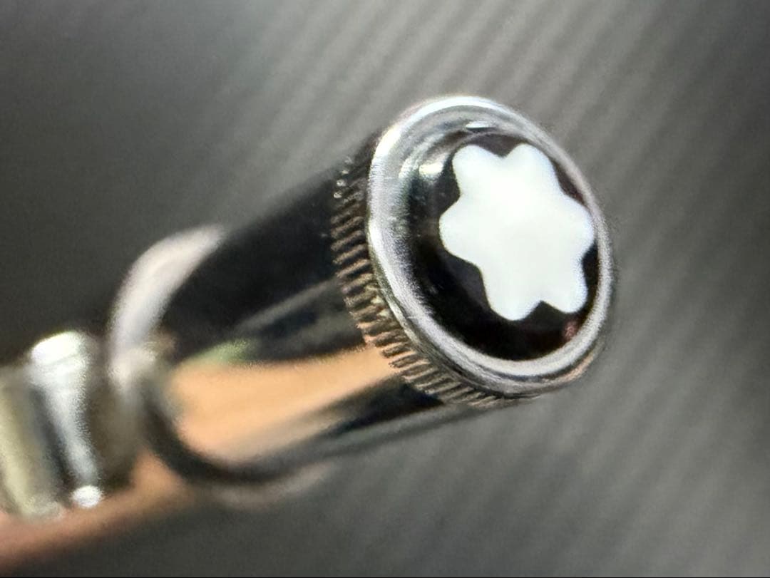極美品 モンブラン ノブレス スリムライン ペンシル ステンレス 0.5mm