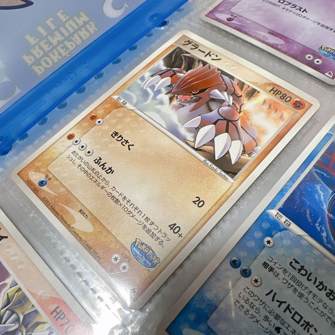 ポケカ　ポケパーク限定　ファイル付きプロモカード　ブルーファイル