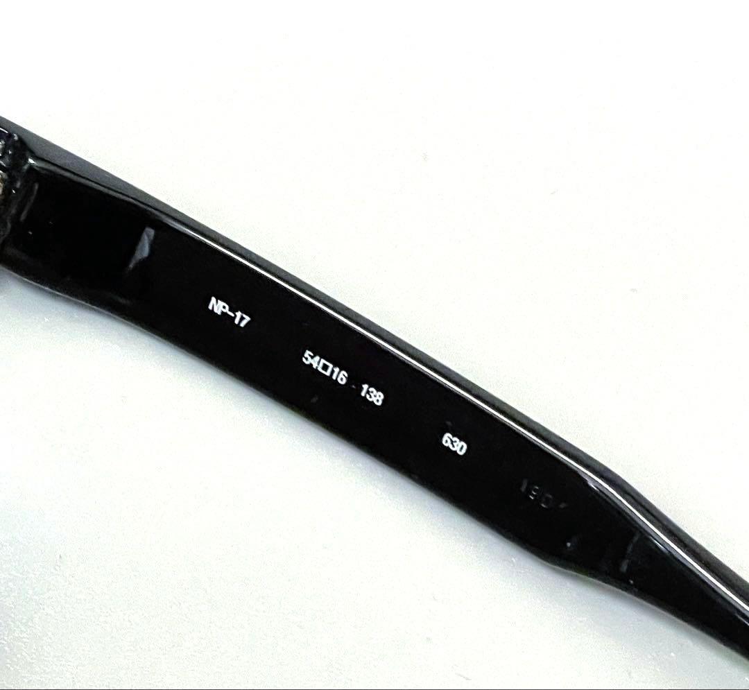【美品】　999.9 フォーナインズ　メガネ　NP-17 ブラック×デミ