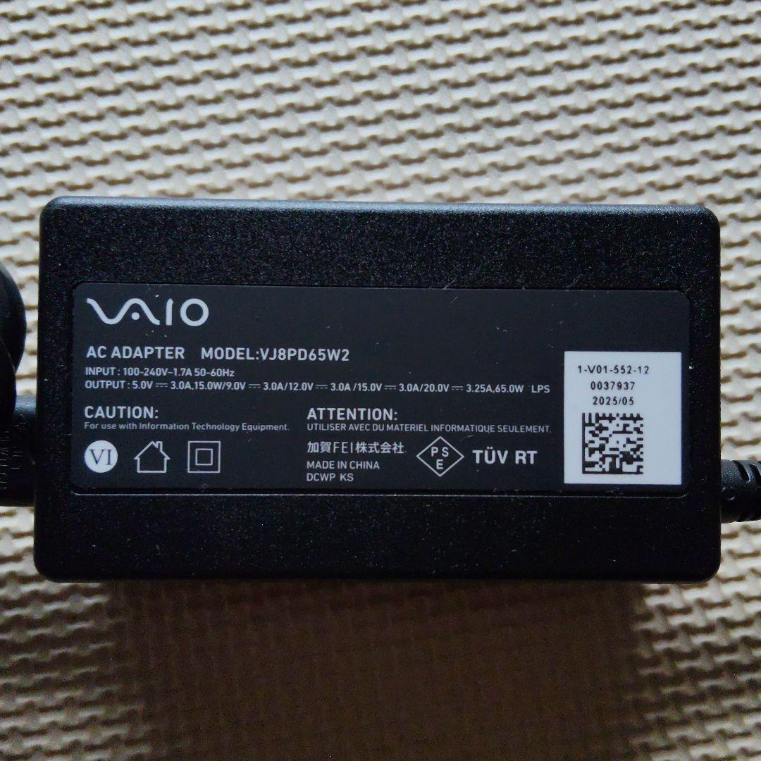 【新品】純正品 VAIO VJ8PD65W2 Type-C　 ACアダプター