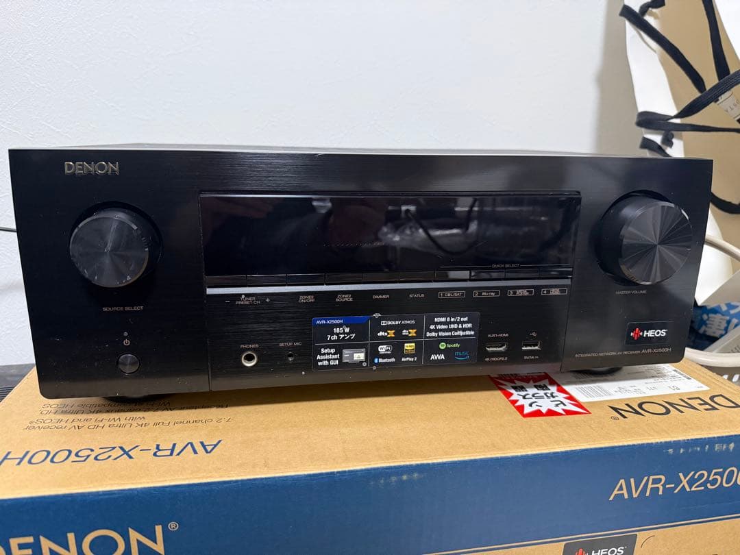 【美品】DENON AVアンプ AVR-X2500H 7.2ch