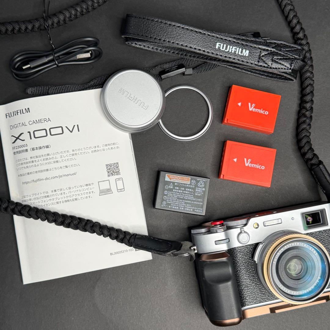 FUJIFILM X100VI シルバー｜PolarPro 3点付き