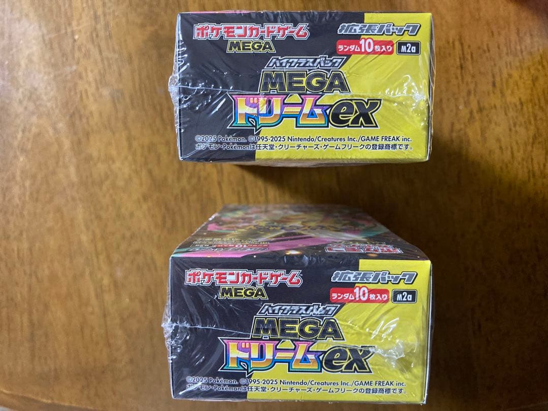 ポケモンカードゲーム MEGAドリームex 2BOX 新品/未開封シュリンク付き