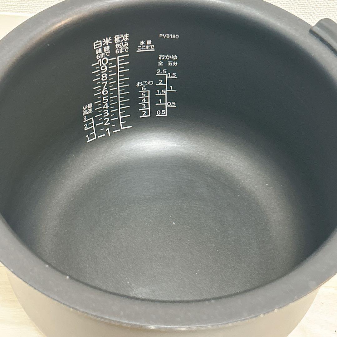 2023年製 タイガー JPV-C180 圧力IH炊飯器 10合炊き