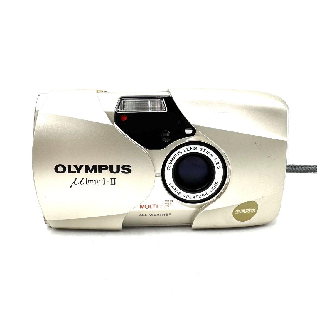 完動品 Olympus オリンパス mju ii 2 フィルムカメラ 単焦点