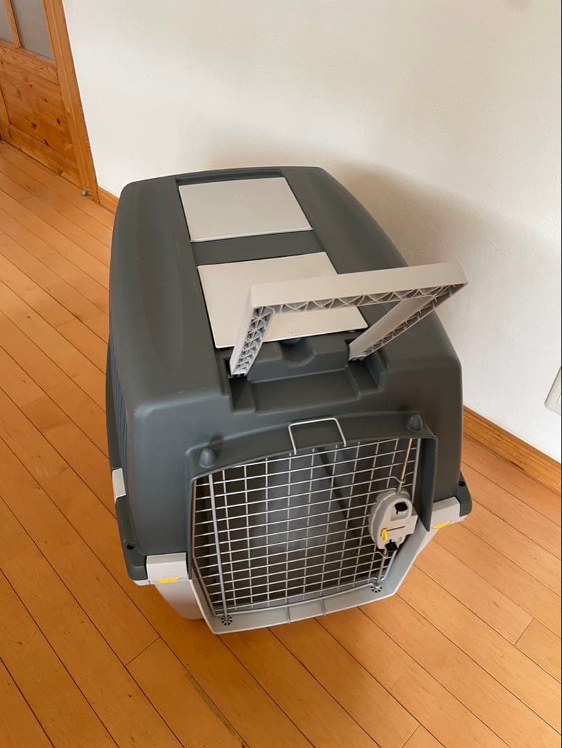 犬用キャリーバッグ グレー/ホワイト 中型犬用
