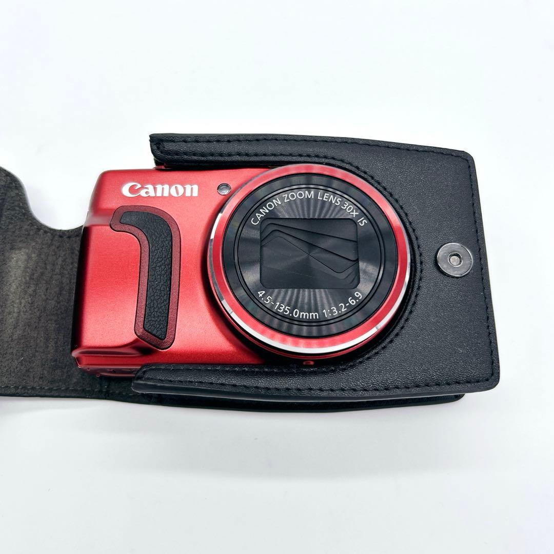 極美品　Canon PowerShot SX700 HS レッド　ケース　充電器