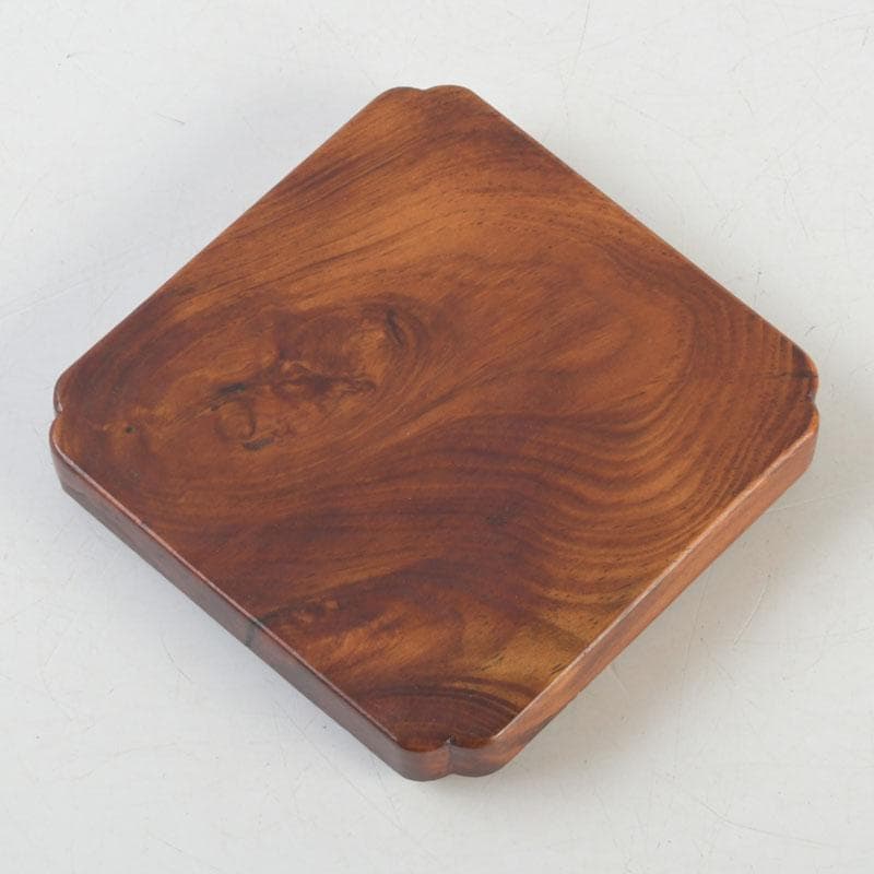 茶道具　臥龍松　四方香合　時代箱　V　9933