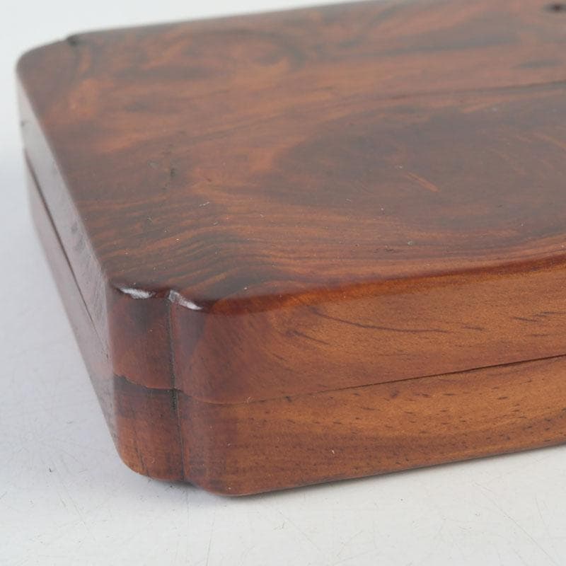 茶道具　臥龍松　四方香合　時代箱　V　9933