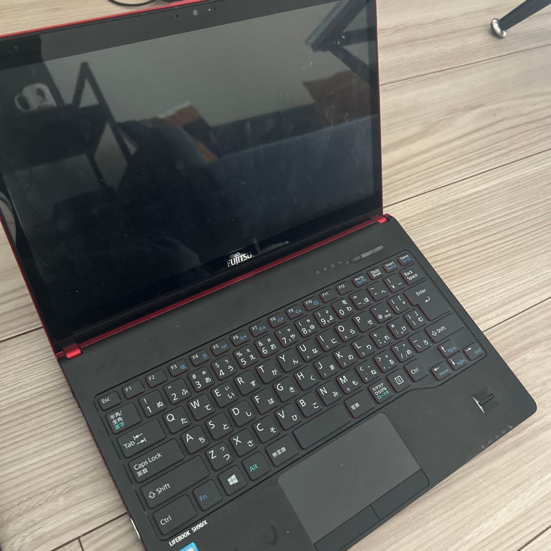 Fujitsu lifebook SH90/X ノートPC ACアダプター付き