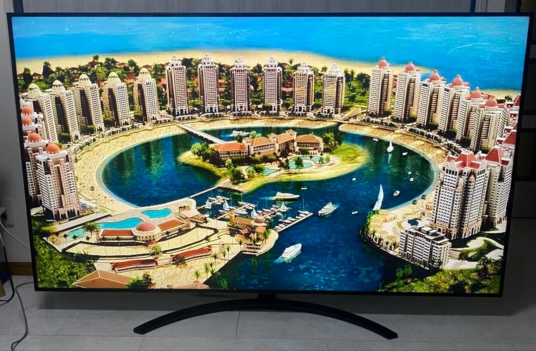 LG 75V型 4K 液晶テレビ 75NAN076JPA ネット動画アプリ搭載