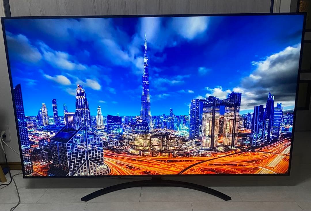 LG 75V型 4K 液晶テレビ 75NAN076JPA ネット動画アプリ搭載