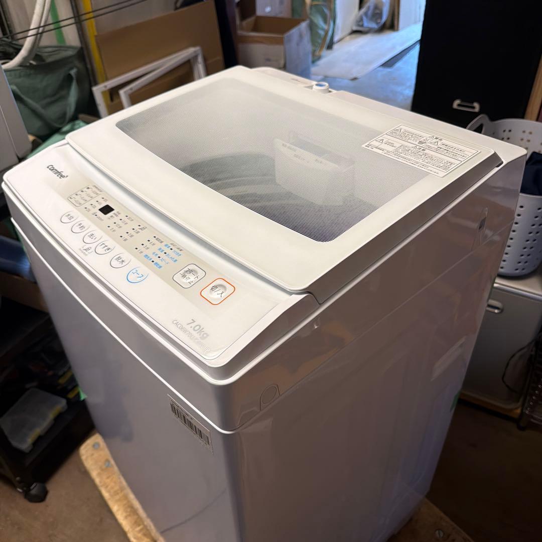 comfee 縦型洗濯機 7.0Kg CAC06W70U/EWW-JP