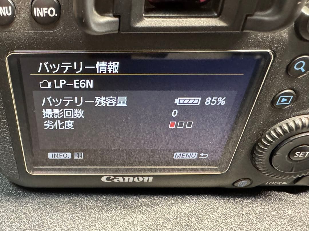 Canon EOS 6D ボディ 動作確認済み センサー汚れあり
