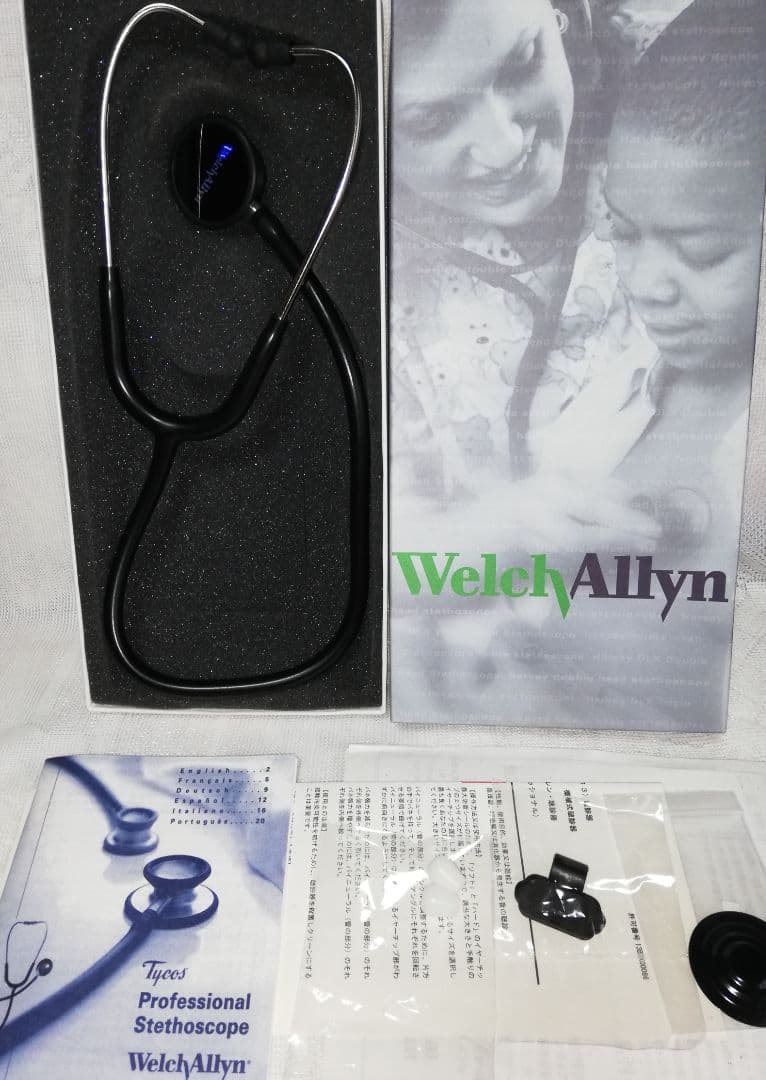 Welch Allyn Tycos 聴診器 ブラック