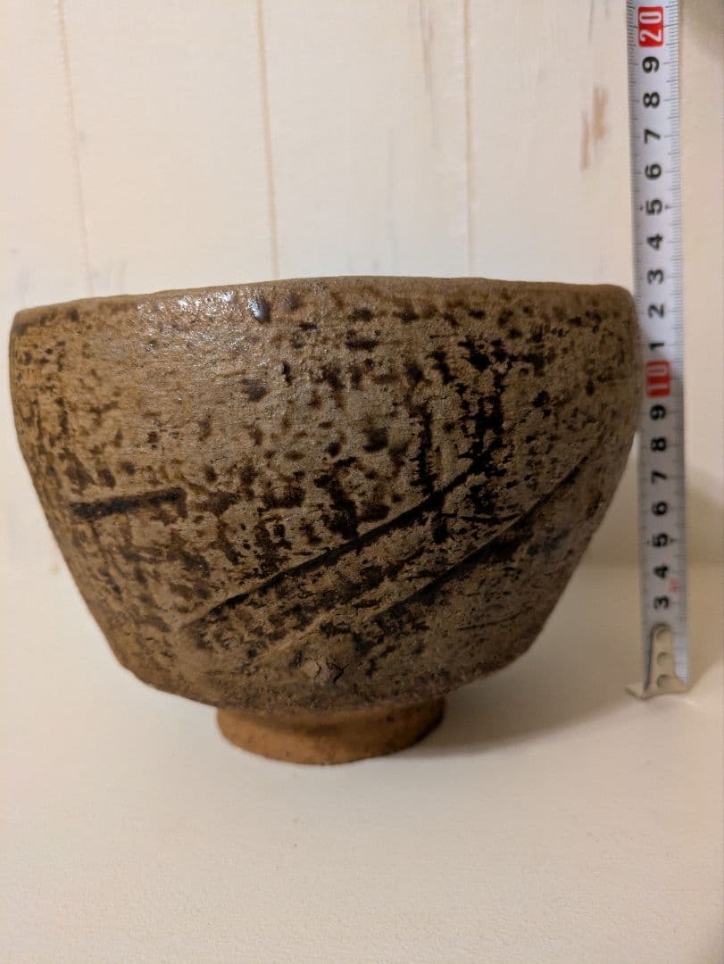 錦恵山草洞　京焼 錦恵山窯 乾勝二　濃茶　茶碗