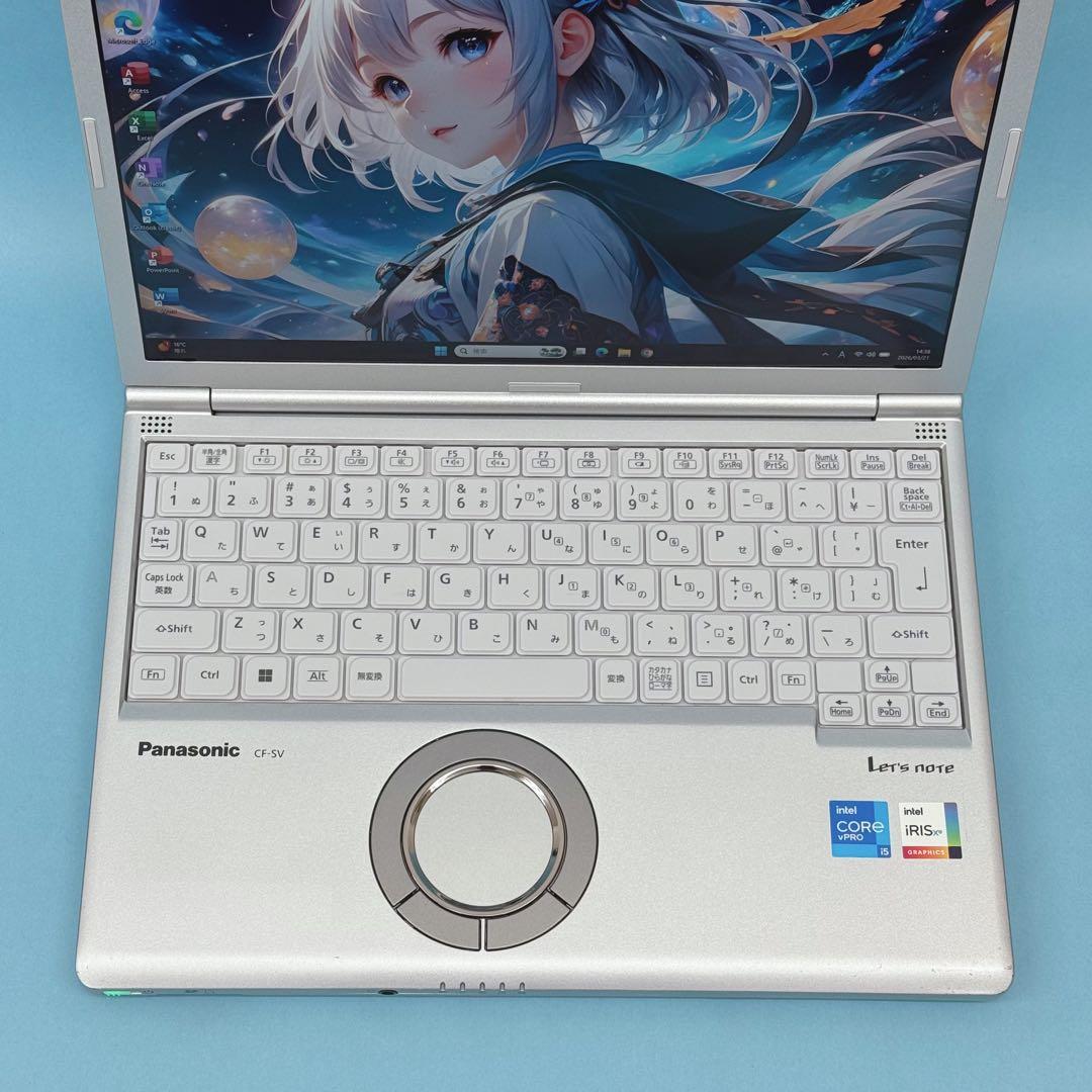 163 準美品 512GB レッツノートCF-SV1 i5 第11世代 16GB