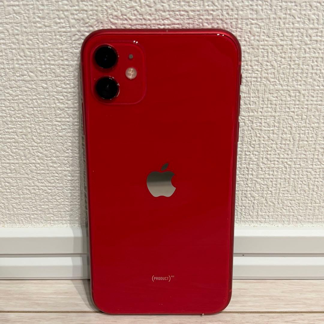 Apple iPhone11 128GB 赤 SIMフリー 即日発送 動作良好