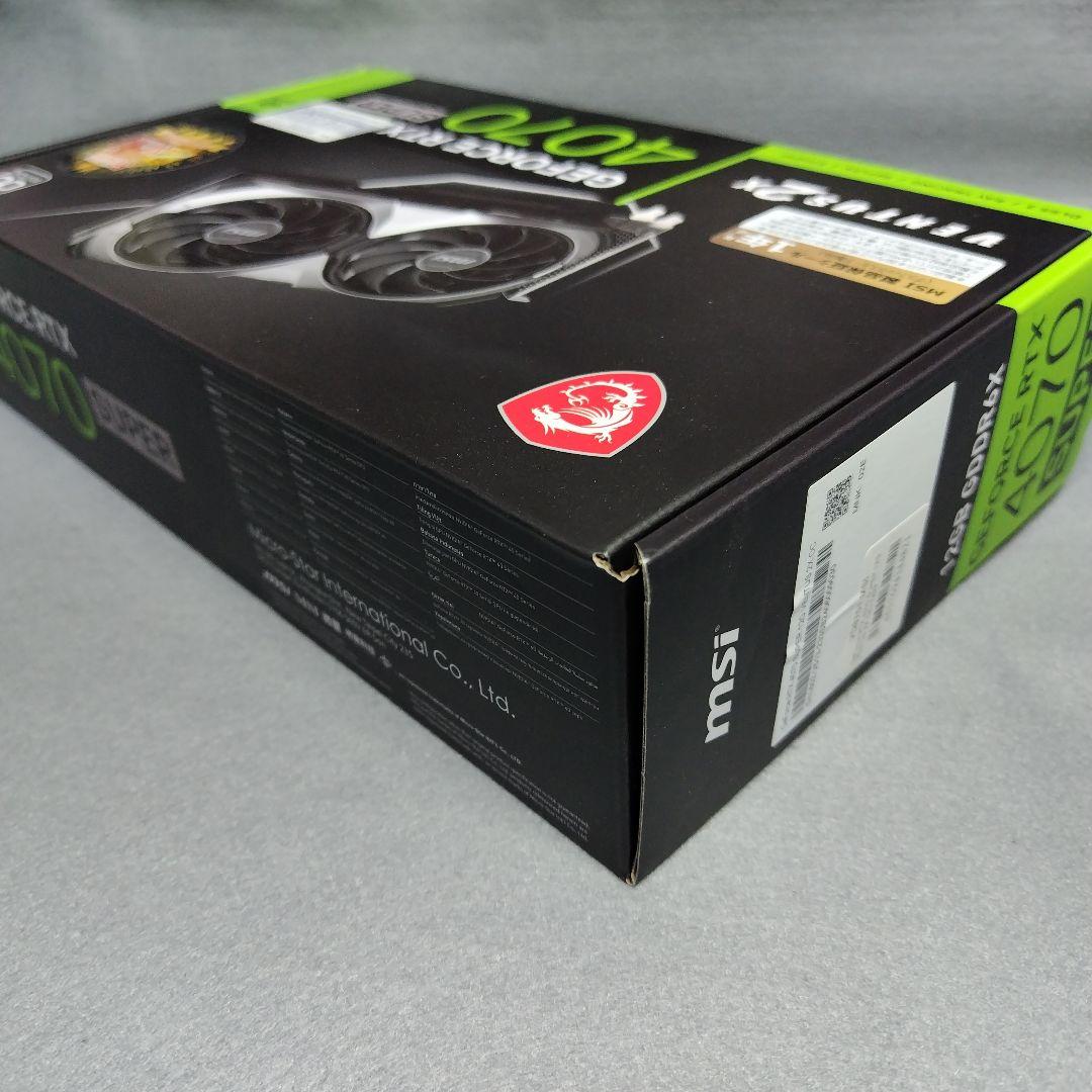 グラフィックボード・グラボ・ビデオカード MSI RTX 4070 SUPER 12G VENTUS 2X OC