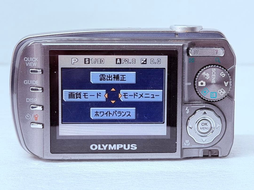 OLYMPUS μ-DIGITAL 800 動作確認済 コンデジ 平成レトロ