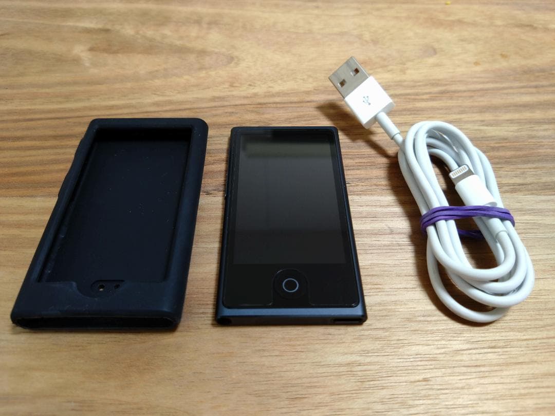 【美品】iPod nano/第7世代/16GB/スペースグレイ/MD481LL