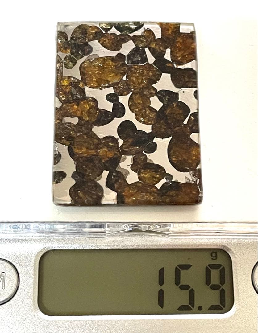パラサイト隕石 石鉄隕石 セリコ隕石 約16g 4x3cm