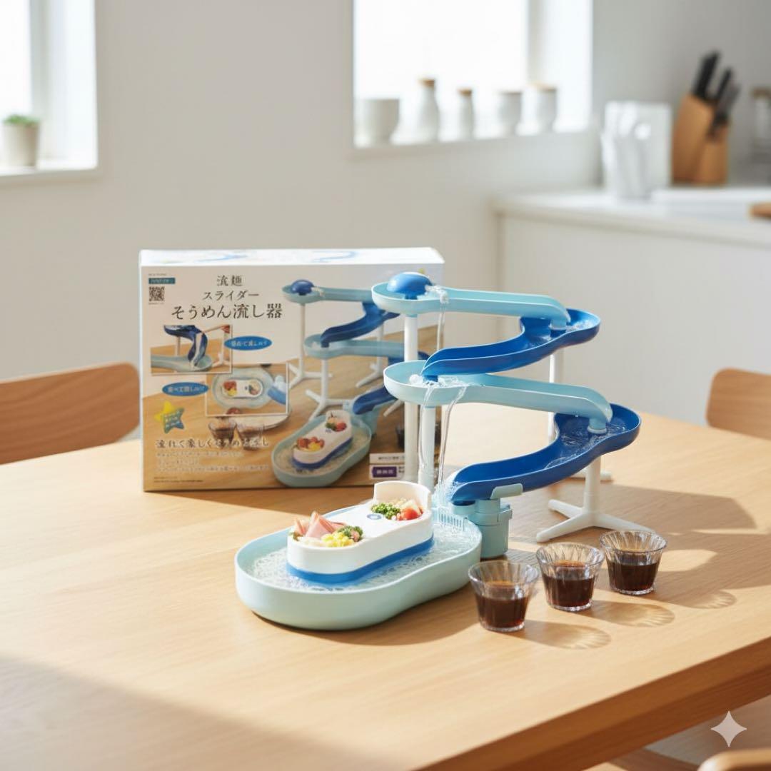 【 美品⠀】 流しそうめん スライダー 素麺 そうめん流し機 電動ポンプ