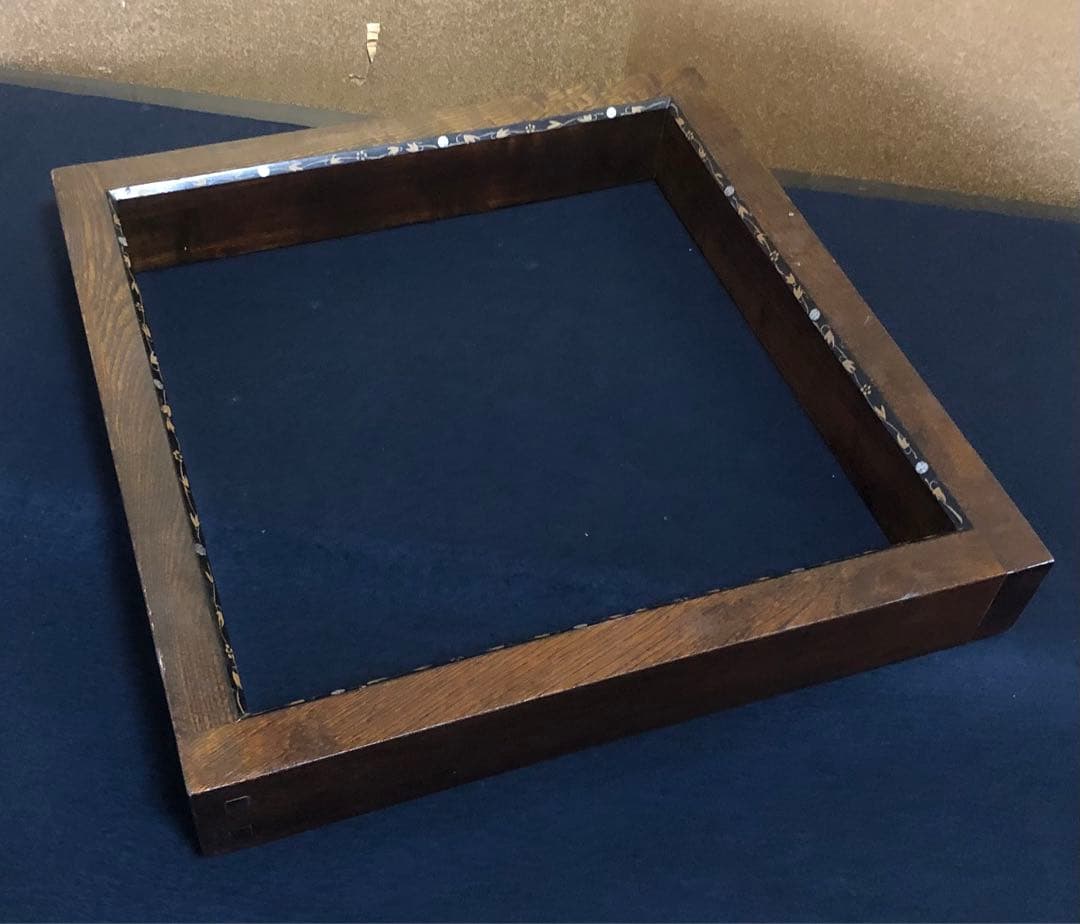 《R》茶道具 三友蒔絵 炉縁 木箱　260302こ3