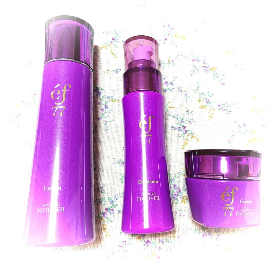 ＊５点セット＊新ｅｆ＊エフ７７＊洗顔 化粧水 乳液 クリーム他＊フルベール化粧品