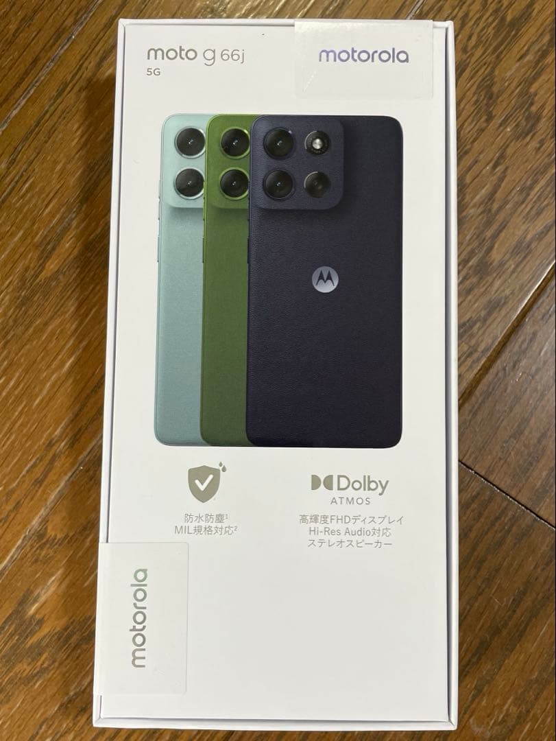 【新品未開封】motorola moto g66j 5G 8/128GB 灰