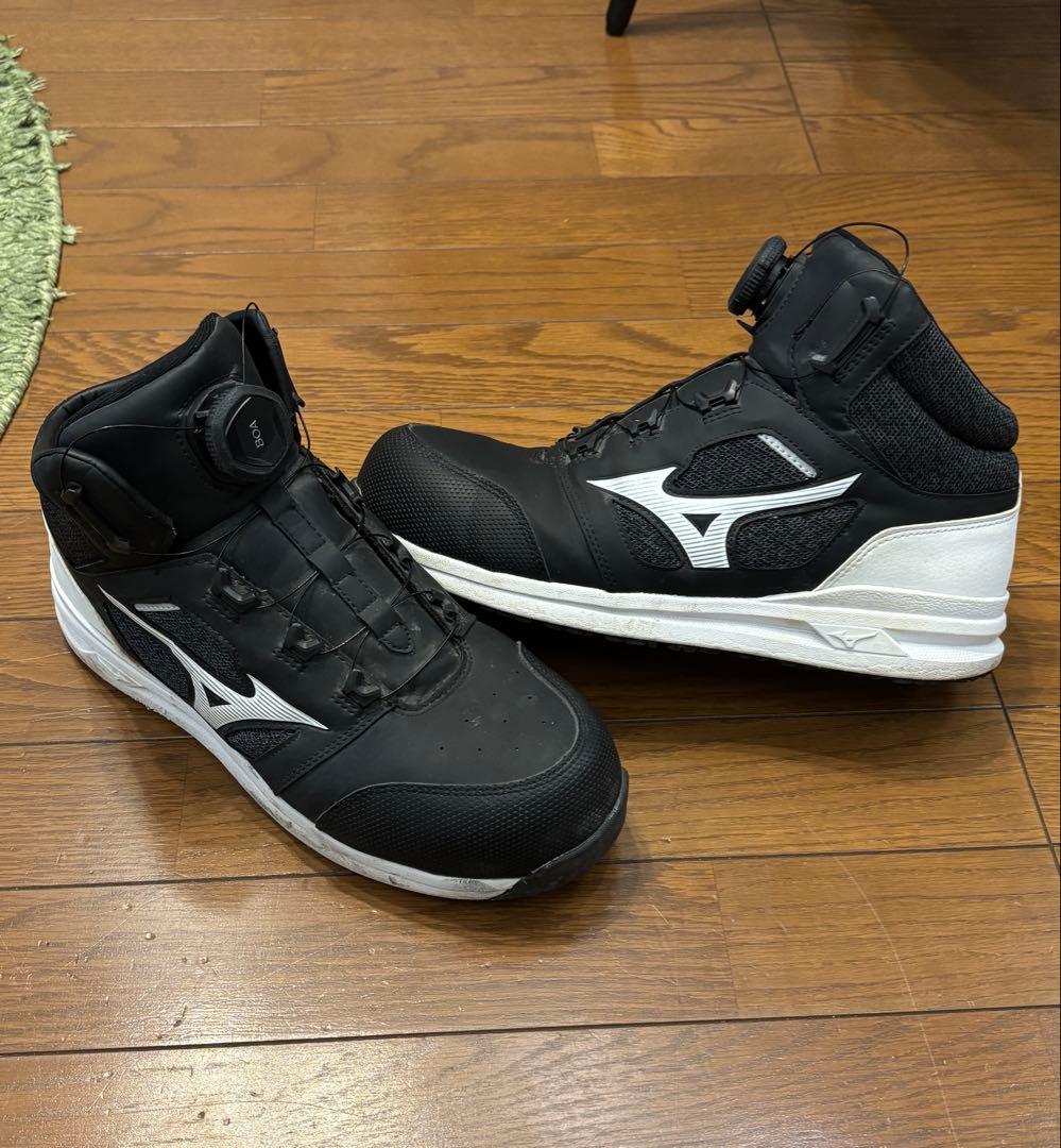 ミズノ オールマイティLSⅡ73M BOAシステム安全靴 28.0cmハイカット